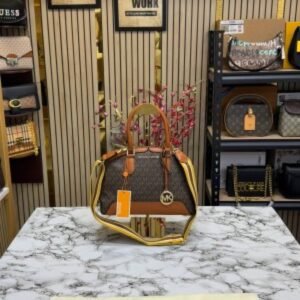 Michael Kors Alma Shoulder Bag With Dust Bag (Coffe M502)