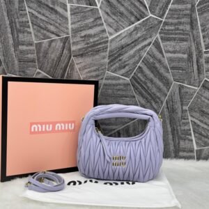 Miu Miu Matelasse Hobo Bag With Original Box Packing